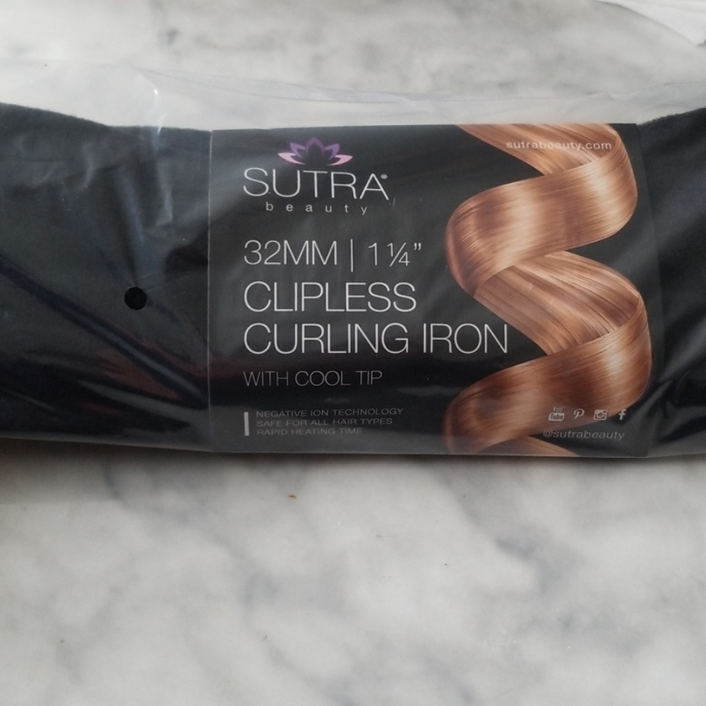 Sutra Clipless Curling Iron - 1 1/4" - Brand New